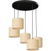 Luminex | Luster na lanku RATTAN 5xE27/60W/230V ratan | LU5283