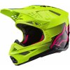 Přilba SUPERTECH S-M10 UNITE, ALPINESTARS (žlutá fluo/černá/růžová, vel. M)