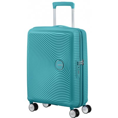 American Tourister Soundbox Spinner 55/20 EXP Turquoise Tonic modrá 35,5 l