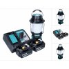 Makita Akumulátorové rádio Makita DMR 056 RG 18 V FM DAB+ so svietidlom 360° IP65 + 2x akumulátor 6,0 Ah + nabíjačka