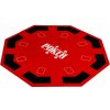 Poker podložka GAMEBOARD skladacia červená (Skladacia doska s taškou na prenášanie, pre 8 hráčov )
