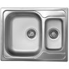Novaservis Drez 49x62 1+1/2 s odkvapom a prepadom nerez DR49/62