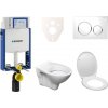 Cenovo zvýhodnený závesný WC set Geberit na zamurovanie + WC S-Line S-line Pro 110.302.00.5ND4