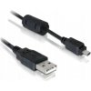 USB kábel Delock 82414 čierny, 1,8 m