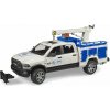 Bruder 2509 RAM 2500 Servisní vůz s otočným majákem