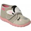 BEFADO 465P082 dievčenské papuče SZ zebra 20 465P082_20