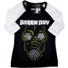 Green Day tričko Green Mask Čierna/biela M