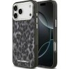Karl Lagerfeld MagSafe puzdro s leopardím vzorom IML pre iPhone 17 Pro Max čierne KLHMP17XHDLEOICK