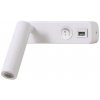 Immax 08279L LED nástenné svietidlo GOAL USB | 3W integrovaný LED zdroj