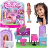 Barbie Mini BarbieLand Kadernícky salón + mini bábika Sada 4+ JCR32