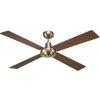 LUCCI AIR AIRFUSION QUEST II 210338 52“ antická mosadz/orech/tmavý orech Reverzný stropný ventilátor
