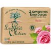 Le Petit Olivier extra jemné mydlo ruža 2 x 100 g