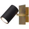 Trio 802400180 nástenné svietidlo Marley 1x25W | GU10 - zlatá, čierna
