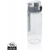 Uzamykateľná fľaša na vodu Yide 600ml, transparentná
