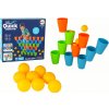 LEAN Toys LeanToys hra s motivem kelímků 3 v 1 44 dielov