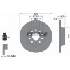TEXTAR Brzdový kotúč plny Ø282mm 92140803