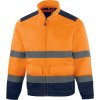 Delta Plus M1VE2HV Reflexná bunda fluo oranžová/námornícka modrá M