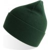 Atlantis Headwear Čepice Pure, pletená COT33800054099-bottle gree Zelená lahvově UNI