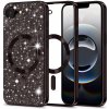 Techsuit Luxury Glitter MagSafe puzdro pre iPhone 16e – čierne
