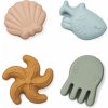 LIEWOOD Silikonové formičky do piesku Gill Mermaids / Sandy