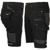 Pracovné rifľové kraťasy strečové JEANS STRETCH BLACK 62-3xl-panske cierna