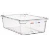 ARAVEN Gastronádoba GN 1/1, polykarbonát, integrovaný štítok, Hĺbka: 150 mm, Objem: 19,6 L