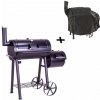 Záhradný gril s udiarňou XL BBQ 2 s ochranným krytom