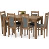 Jedálenská zostava MAGDA stôl + 6 stoličiek