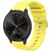 Remienok Solid Wristband žltý pre Garmin Vivomove 3 (20mm)