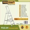 Hliníková jednostranná 4st. Procraft PLA2.84 | PLA2.84 (Hliníková jednostranná 4st. Procraft PLA2.84 Nosnosť: max. 150 kg Certifikácia.)