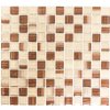 Sklenená mozaika WzorcowniaStudio 32,7 x 30,2 cm, odtiene hnedej a béžovej