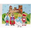 Marionetino Sada bábok a kulís Kráľovská rozprávka