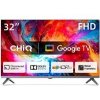 CHiQ L32M8TG TV 32 , FHD, smart, Google TV, dbx-tv, Dolby Audio, Frameless, stříbrná