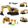 JOKO RC Bager na diaľkové ovládanie so zvukom 34cm 2,4GHz, žltý