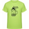 Premium Tričko - Pivo pre vyvolených - Limetková - M - Pánske