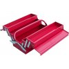 Kovový kufor na náradie Extol Craft, 400x200x195mm, 5 priehradiek