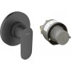 Hansgrohe Vernis Blend, sprchová batéria pod omietku, s telesom, čierna matná, HAN-71663670