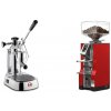 La Pavoni Europiccola Lusso + Eureka Mignon Libra, CR ferrari red
