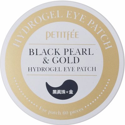 Petitfee & Koelf Black Pearl & Gold Hydrogel Eye Patch Hydrogélové náplasti na oči 60 x 84 g