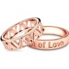 Partnerské prstene Sign of Love®: ružové zlato, plochý 5,5 mm + plochý 4 mm - OP-SAV1-R-OP-SAV2-R SAVICKI