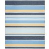 Biederlack Deka/pled Stripe Out Blue 130x170