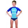 Mares Aquazone Tričko RASH GUARD JUNIOR KRÁTKY RUKÁV CHLAPEC 1/XS