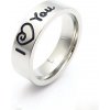 iŠPERKY Oceľová obrúčka I love you ID|292595
