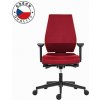 Powerton ERGO SIMA Kancelářské ergonomické křeslo, Červené