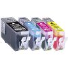 Basetech Ink náhradný Canon PGI-525PGBK, CLI-526C, CLI-526M, CLI-526Y kompatibilná kombinované balenie čierna, zelenomodrá, purpurová, žltá BTC81 1513,0050-126; 1513,0050-126