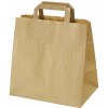 Papierová taška 32+21 x 33 cm hnedá, 50 ks