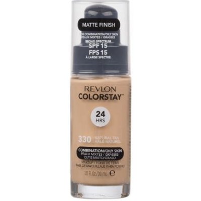 Revlon Colorstay Combination Oily Skin SPF15 make-up pre zmiešanú až mastnú pleť 30 ml 330 natural tan