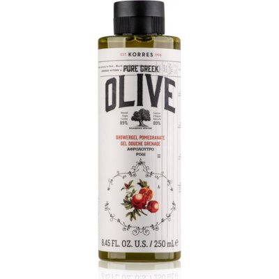 Korres Pure Greek Olive & Pomegranate energizujúci sprchový gél 250 ml
