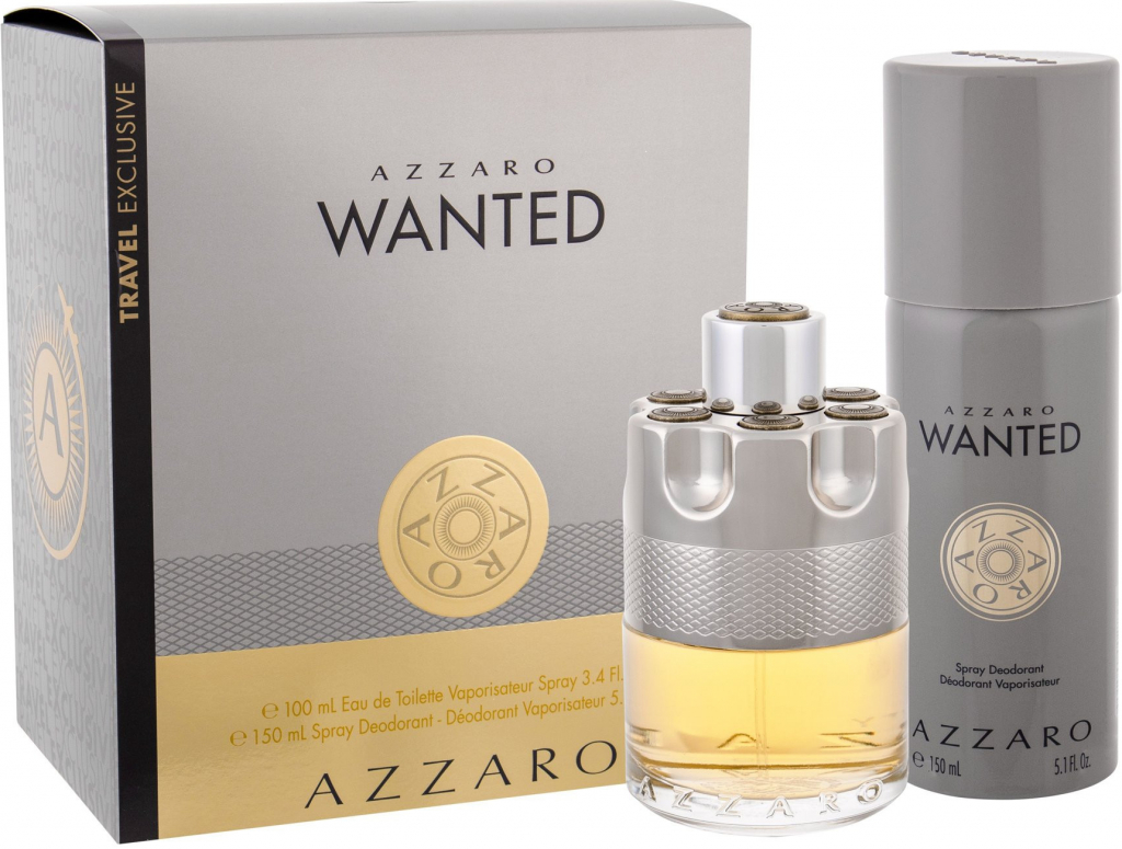 Azzaro Wanted EDT 100 ml + deospray 150 ml darčeková sada