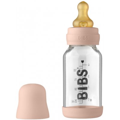 Bibs Baby Bottle sklenená fľaša 110ml blush